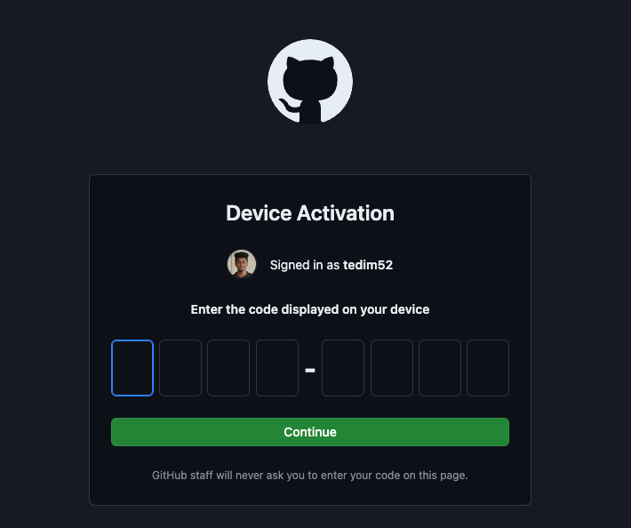 github-enter-code